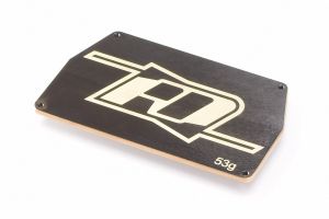 B6 mosazná deska elektroniky, 53g, černá, 1 ks. Revolution Design