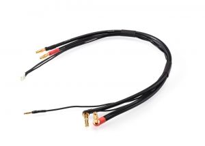 2S černý nabíjecí kabel G4/G5 - krátký 300mm - (4mm, 3-pin EH) RUDDOG