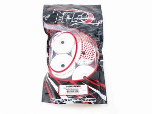 TPRO 1/8 Off-Road disky Pro-XR Race Soft/měkká tvrdost, bílé, 4 ks.