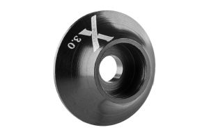 Kovová podložka s O-kroužkem, 3mm, Černá (10ks) Xessories