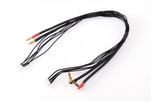 4S černý nabíjecí kabel G4/G5-4S/XH - krátký 400mm - (4mm, 5-pin EH) RUDDOG