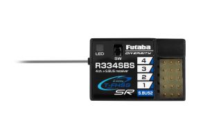 Futaba 4PM Plus T-FHSS, přijímač R334SBS s telemetrií Futaba TX