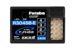 Futaba 4PM Plus T-FHSS, přijímač R304SB-E s telemetrií Futaba TX
