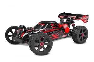 ASUGA XLR 6S - BUGGY 4WD - PRO ROLLER šasi - bez elektroniky - červená TEAM CORALLY