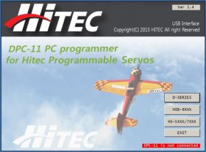DPC-11 Univerzální programátor serv Hitec s PC rozhraním (mini-USB)