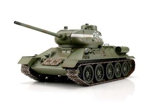 1/16 RC T-34/85 Tank IR - barva - zelená TORRO