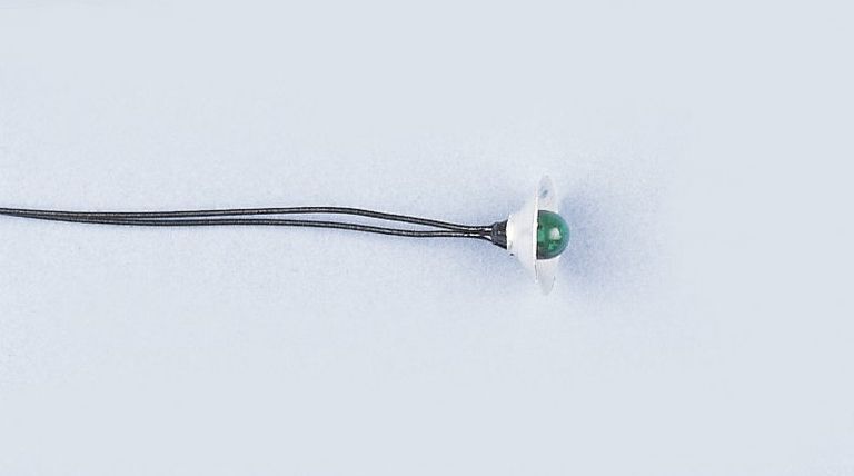 Žárovičky 4mm s kabelem - zelené (10 ks.) GRAUPNER Modellbau