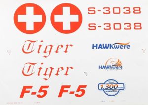 F-5E Tiger - arch polepů, (Swiss Tiger)