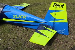 103" Slick 2600mm 120cc Zeleno-Modrý Pilot RC