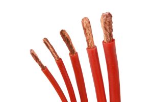 Kabel silikon 6.0mm2 1m (červený)