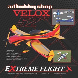 52" Velox - Žlutá/Červená 1,32m 3DHS