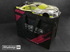 Přepravní taška pro 1/10 silniční karoserie (190-200mm) Bittydesign