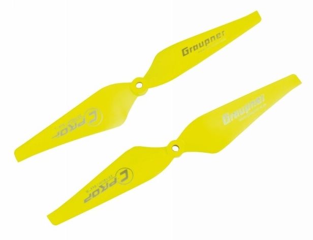 Graupner COPTER Prop 10x4 pevná vrtule (2ks.) - žluté GRAUPNER Modellbau