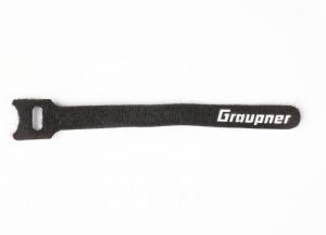 Stahovací pásek suchým zipem 150mm GRAUPNER , černý (10ks) GRAUPNER Modellbau