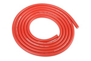 Silikonový kabel 3,5qmm, 14AWG, 1metr, červený