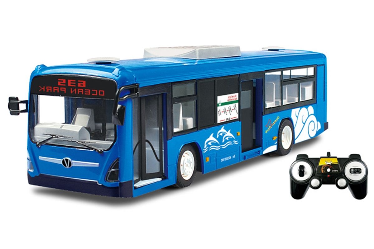 Autobus 1:20 RTR 2,4Ghz - modrý Double Eagle