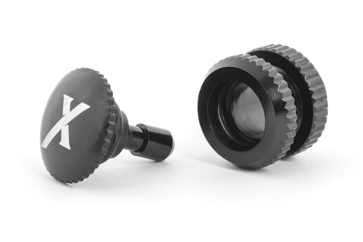Tankovací ventil (X logo), Černý Xessories