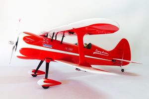 54" Muscle Bipe - červená/bílá 1,37m Legacy Aviation