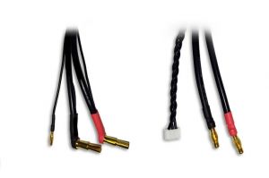 Nabíjecí kabel 600mm 2S LiPo HARDCASE z G4 na P4/5 včetně balančního konekt. EHR LRP Electronic